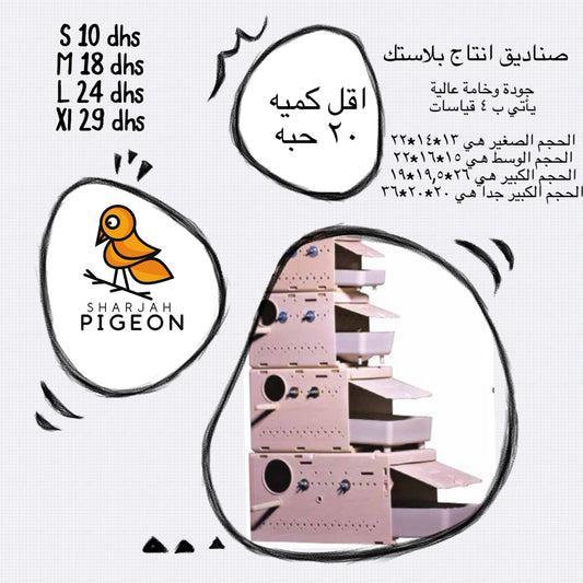 20 piece صناديق انتاج بلاستك