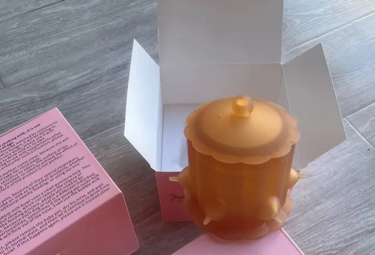 Youngsters feeder puppy Nipple bowlرضاعه سيليكون لصغار الكلاب او القطط