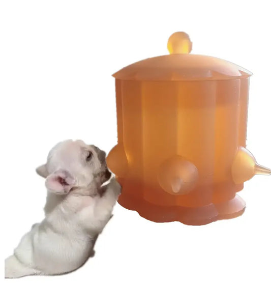 Youngsters feeder puppy Nipple bowlرضاعه سيليكون لصغار الكلاب او القطط