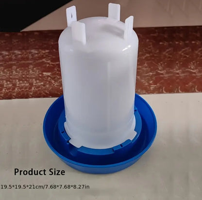 2pc Adjustable Height Chicken Feeder & Waterer Set طقم للشرب والاكل بأرجل للدجاج قابل للتعديل